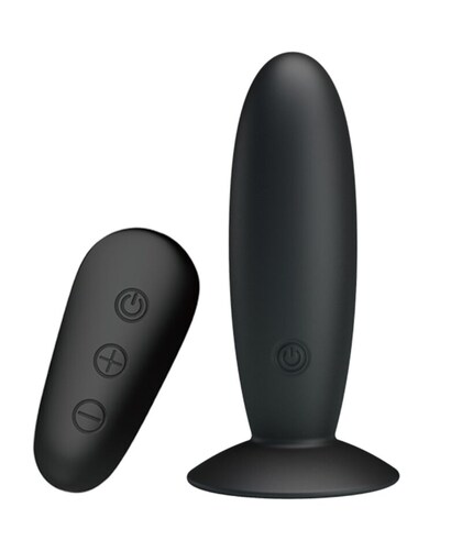 ANAL PLUG SUPER CONTROL Silicone Vibrating Butt Plug - Rechargeable & Waterproof