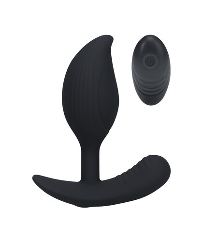 PLUG ANAL DE SILICONA Control remoto con 10 modos de vibración.