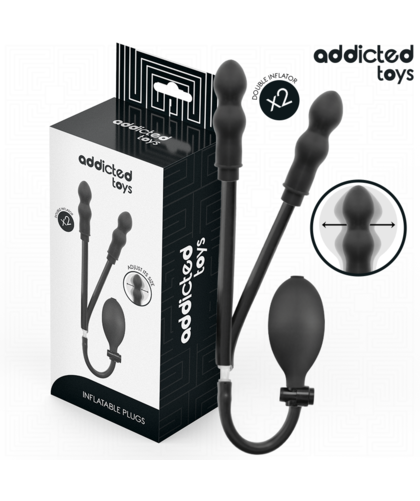 INFLATABLE DUOPLUG Delve into new realms of pleasure with our Double Inflatable Anal Plug Model 3! This excit