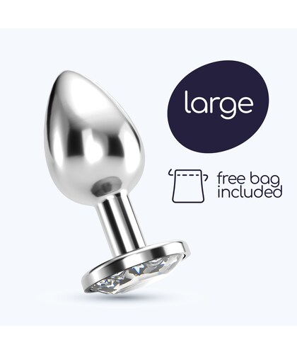 JOIA BIJOU GRANDE Plug anal elegante con juego de temperatura y versatilidad