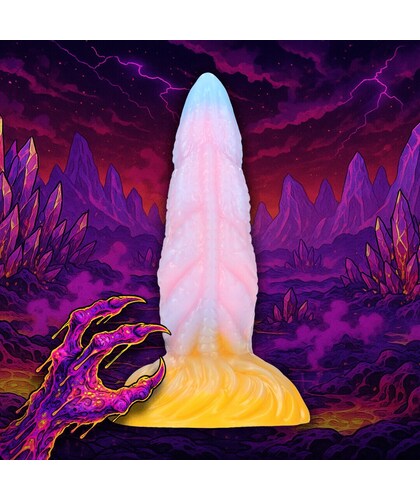 RAINBOW STALLION High-quality multicolour silicone anal plug
