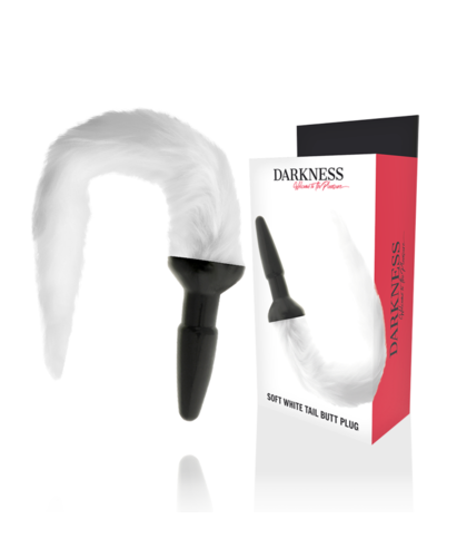 CAUDA LUNAR Plug anal com cauda peluda, silicone, sensações únicas