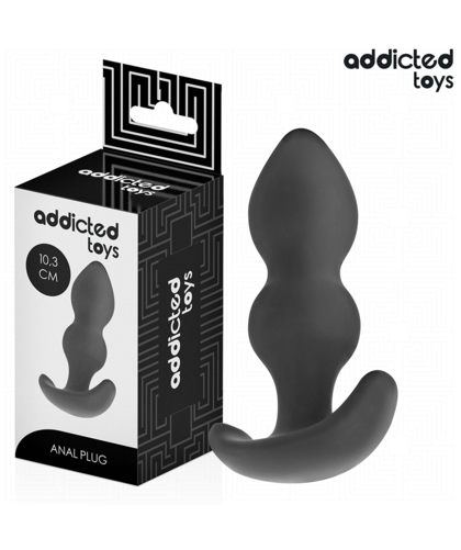 PLUG ADDICTED Plug anal de silicona, diseño en bola, ideal para nivel intermedio