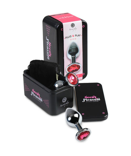 PLUG AND PLAY Plug anal de metal, suave, bueno para juego de temperatura