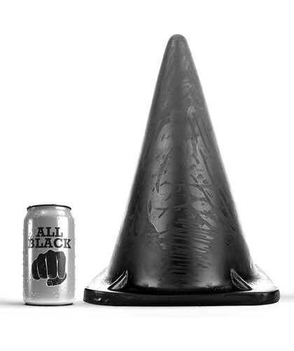 TAMPÃO TRIANGULAR Buttplug de PVC para prazer anal extremo, ideal para os mais experientes.