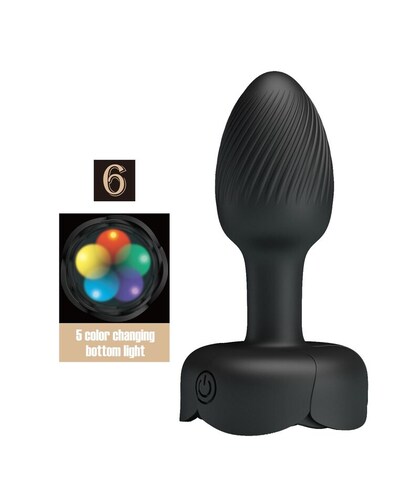 PRETTY LOVE Plug anal vibratório com 10 modos e carregamento USB