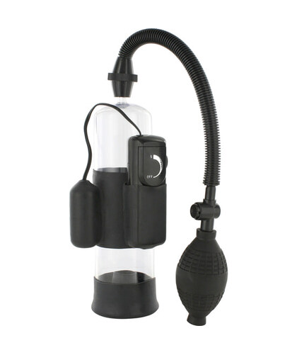 POWER THE ULTIMATE Manual Pump with Vibration for Up to 19cm Penises