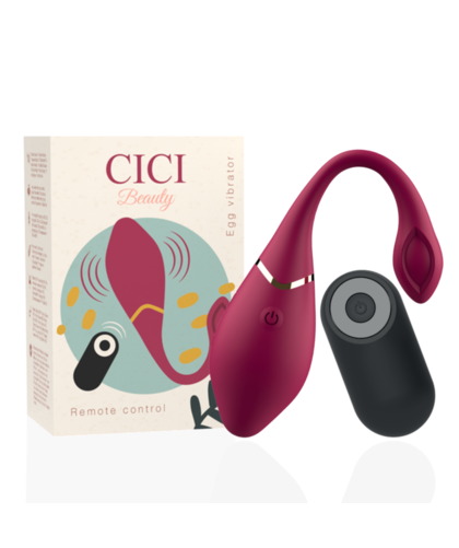 EGG VIBRATOR Estimulador de punto G con control remoto y 10 vibraciones