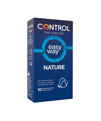 PRESERVATIVO NATURE EASY WAY Nouveau contrôle des préservatifs nature easy way - 10 unités