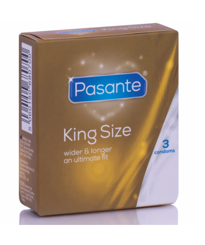 KING Extra-large, vegan, spermicide-free, safe condom