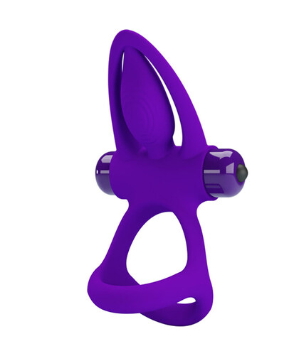 PRETTY LOVE TEASING Vibrating couples ring with multiple functions