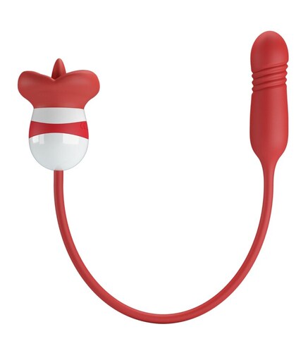 PRETTY LOVE - ASHLYNN MASTURBADOR Vibrador recarregável USB com língua estimulante e movimento poderoso