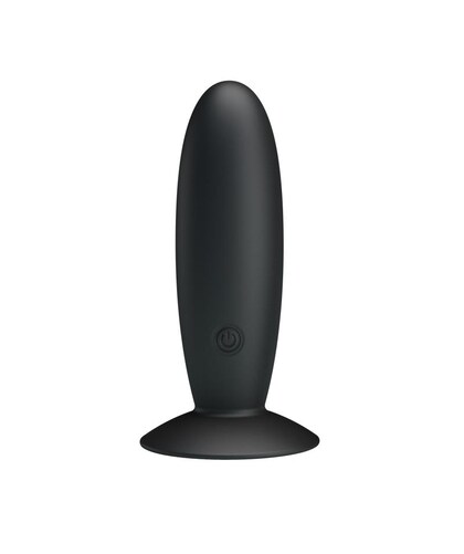 PRETTY LOVE VIBRATING Plug anal vibrador com ventosa, 12 modos, recarregável USB