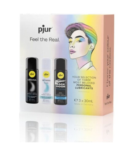ENSEMBLE FIERTÉ LUBRIFIANTS PREMIUM Lubrifiants variés pour soutien lgbtq+ et plaisir