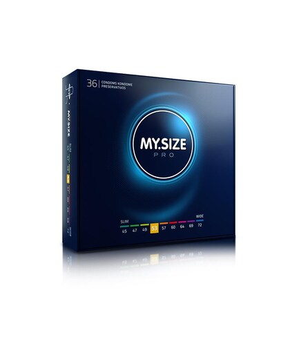 MY SIZE 53MM Premium Condoms with 53mm Width for a Perfect Fit