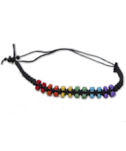 BRACELET PETITES PERLES LGBT Bracelet coloré qui célèbre la fierté et la diversité