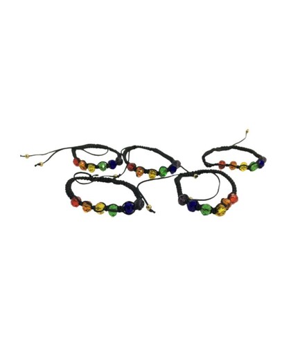 BRACELET DE BILLES EN VERRE CO Bracelet en cristal lgbt+ de diablo picante