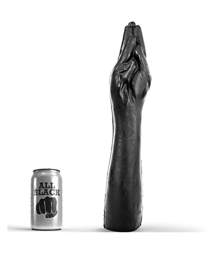 BIG HAND Discover the All Black Fisting Dildo, exclusively available at vivelavita.