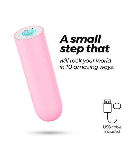 QUACKERS Vibrador bala compacto, potente, resistente al agua, usb