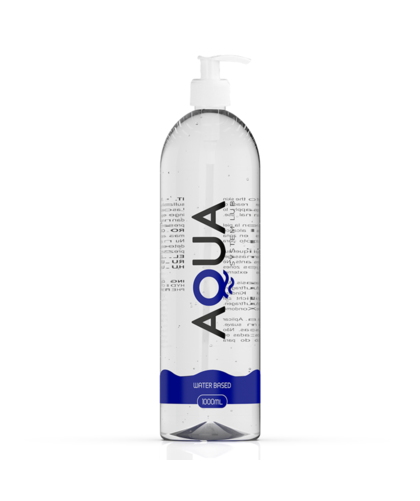 AQUA LUB 1000 Lubrificante à base de água, inodoro, seguro para brinquedos e látex