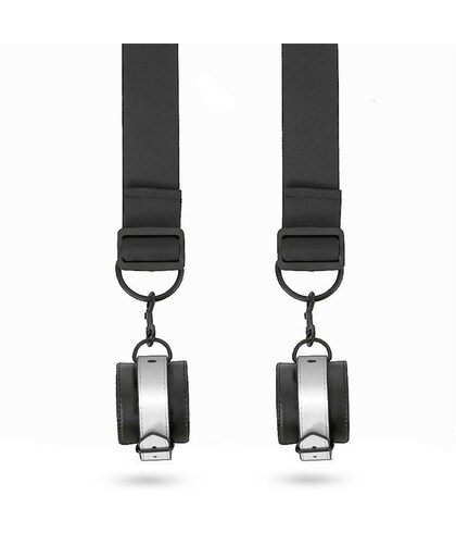 RESTRICCIONES DE PUERTA Restrizioni per porta con manette regolabili in neoprene