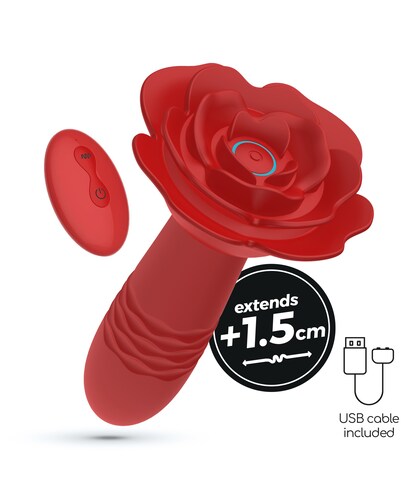 ROMEO Plug anal vibrant et à pulsations, avec télécommande et rechargeable