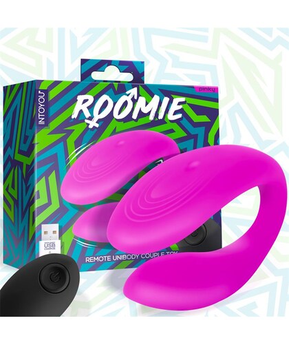 ROOMIE Double Vibrator with 10 Modes, Remote Control, Waterproof