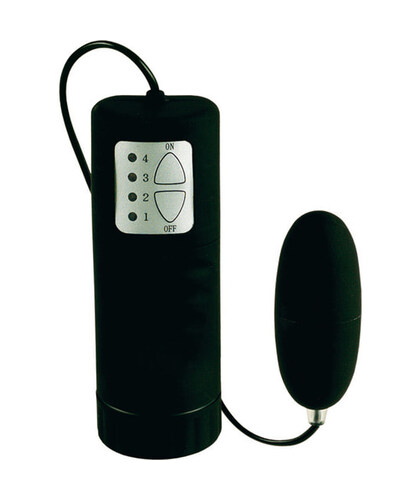 RUBBER-COTE Mini vibratore a 4 funzioni con controllo waterproof