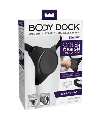 BODY DOCK DELIGHT Arnês vibratório com sucção e vibração intensa