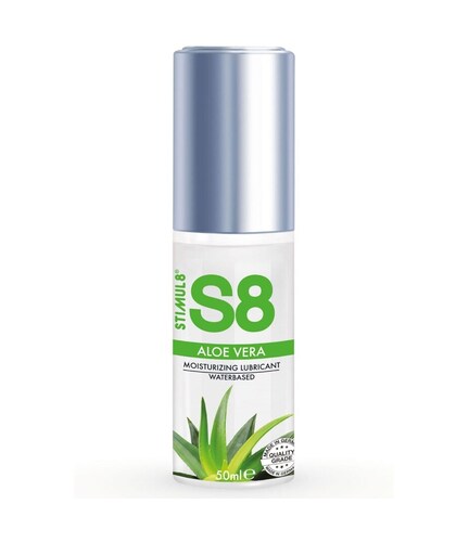ALOE S8 Lubrificante natural à base de água com aloé vera, seguro e hidratante