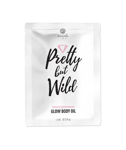 PRETTY BUT WILD SHIMMER Aceite iluminador corporal con brillo dorado y aroma dulce
