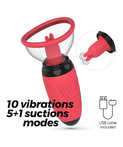 SCARLET Rechargeable Pump, Suction & Vibration, Sensory Pleasure