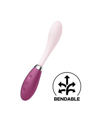 SATISFYER G-SPOT FLEX 3 MULTI Vibrador multifunción con diseño flexible y potente