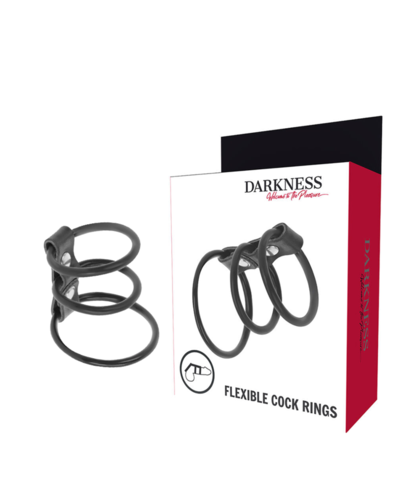 DARKNESS FLEX Anneau pour améliorer les érections et prolonger le plaisir