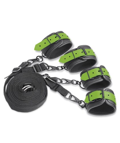 SHINING LIGHT Glow-in-the-dark BDSM Set: Safe, Adjustable, and Ready to Ignite Your Desires!