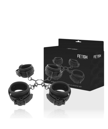 HAND AND ANKLE CUFFS SET C Comfortable & Secure BDSM Handcuffs: adjustable and durable