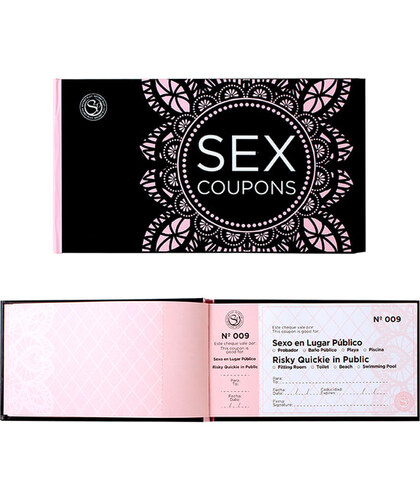 SEX COUPONS 50 cupones a canjear: románticos, eróticos y aventureros
