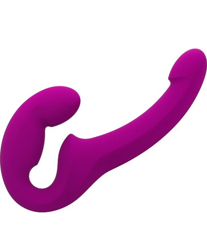 SHARE LITE Dildo duplo ultraleve, sem arnês, silicone, resistente à água