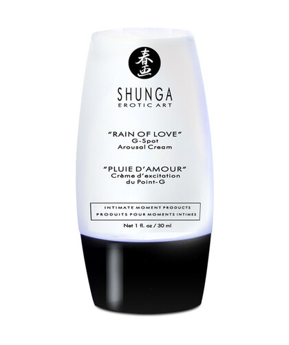 SHUNGA CHUVA DE AMOR Creme para estimular o ponto G, intensifica os orgasmos femininos