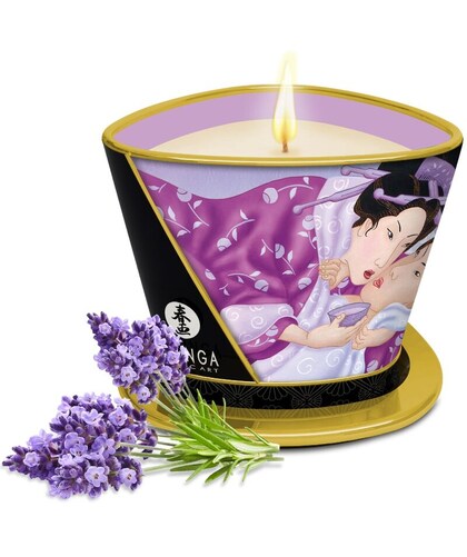 VELA LAVANDA Shunga Massage Candle 170ml - Sensation