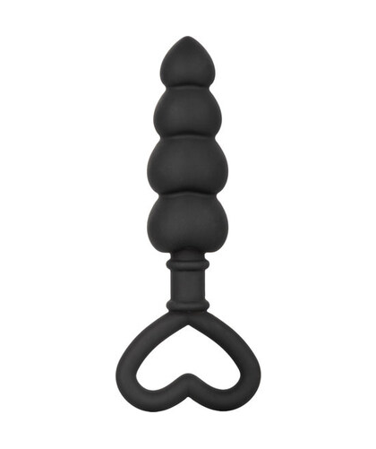 SONDA DE AMOR DE SILICONA Plug anal flexível com pega em forma de coração, seguro e prazeroso