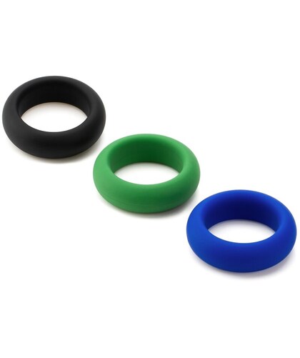 ANEL PENIANO DE SILICONE Conjunto de anéis de silicone ajustáveis com diferentes níveis de resistência