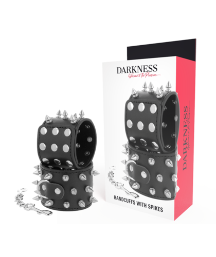 SKULLS AND BONES Esposas de metal Darkness, perfeitas para as tuas brincadeiras mais íntimas.