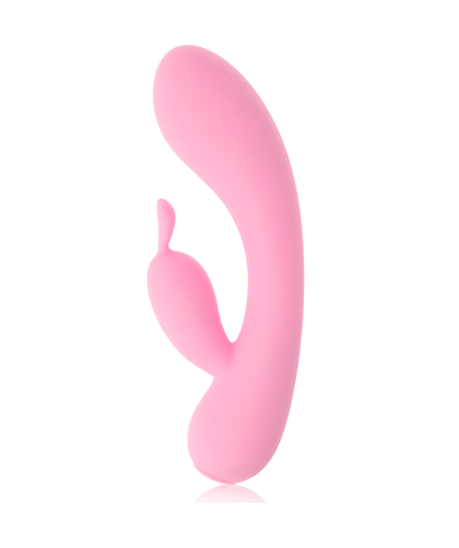 SMART HUGO Vibrador doble estimulación de silicona de alta calidad
