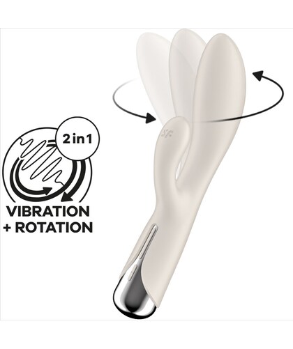 SATISFYER SPINNING RABBIT 1 Vibrador rabbit com rotação e vibração