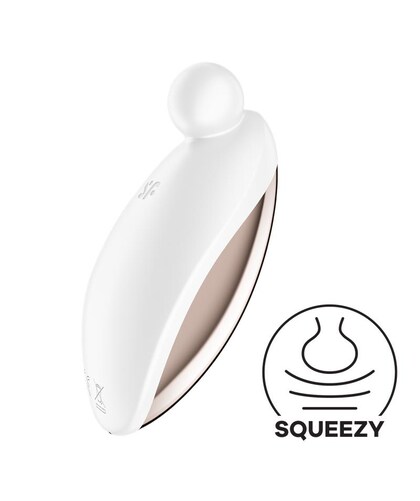 SPOT ON 2 VIBRADOR LAY-ON BLAN Vibrador para estimulação clitorial precisa e poderosa