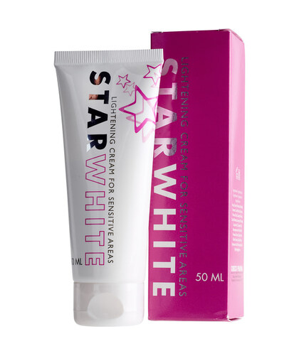 STAR WHITE Brightening Cream for Sensitive Areas, Hydroquinone-Free