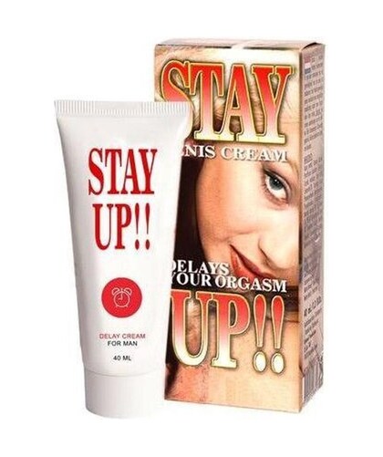 STAY UP CREAM Cooling delay cream to extend your pleasure