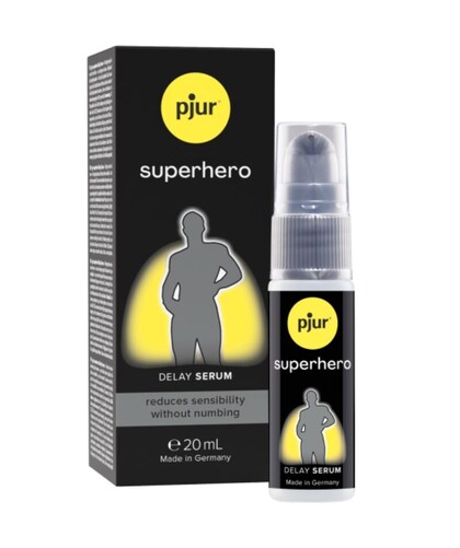 SUPERHERO SERUM RETARDANT Experience enhanced pleasure and heightened sensations with this sensational serum.