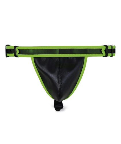 JOCKSTRAP Suspensorio fosforescente que realza y destaca en la oscuridad